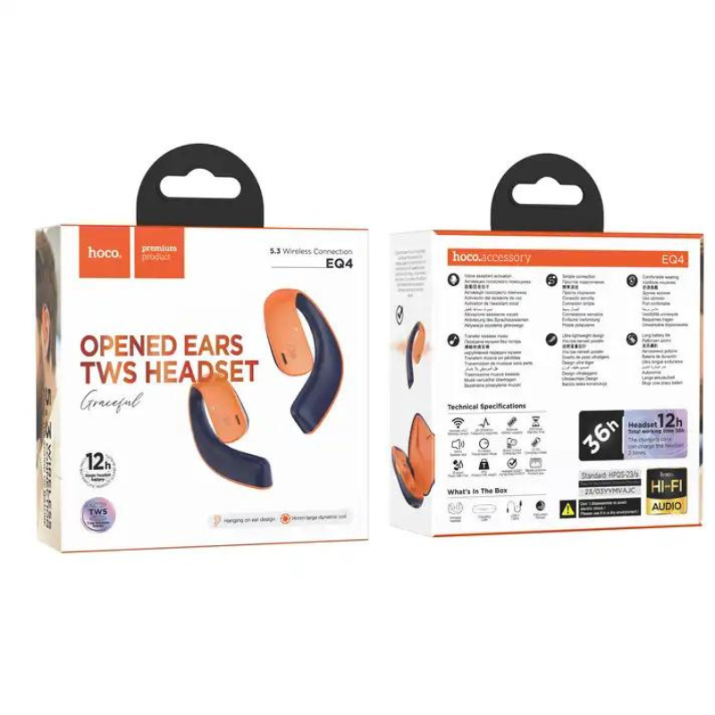 Ecouteur sans fil sport HiFi Stéréo EQ4 Hoco