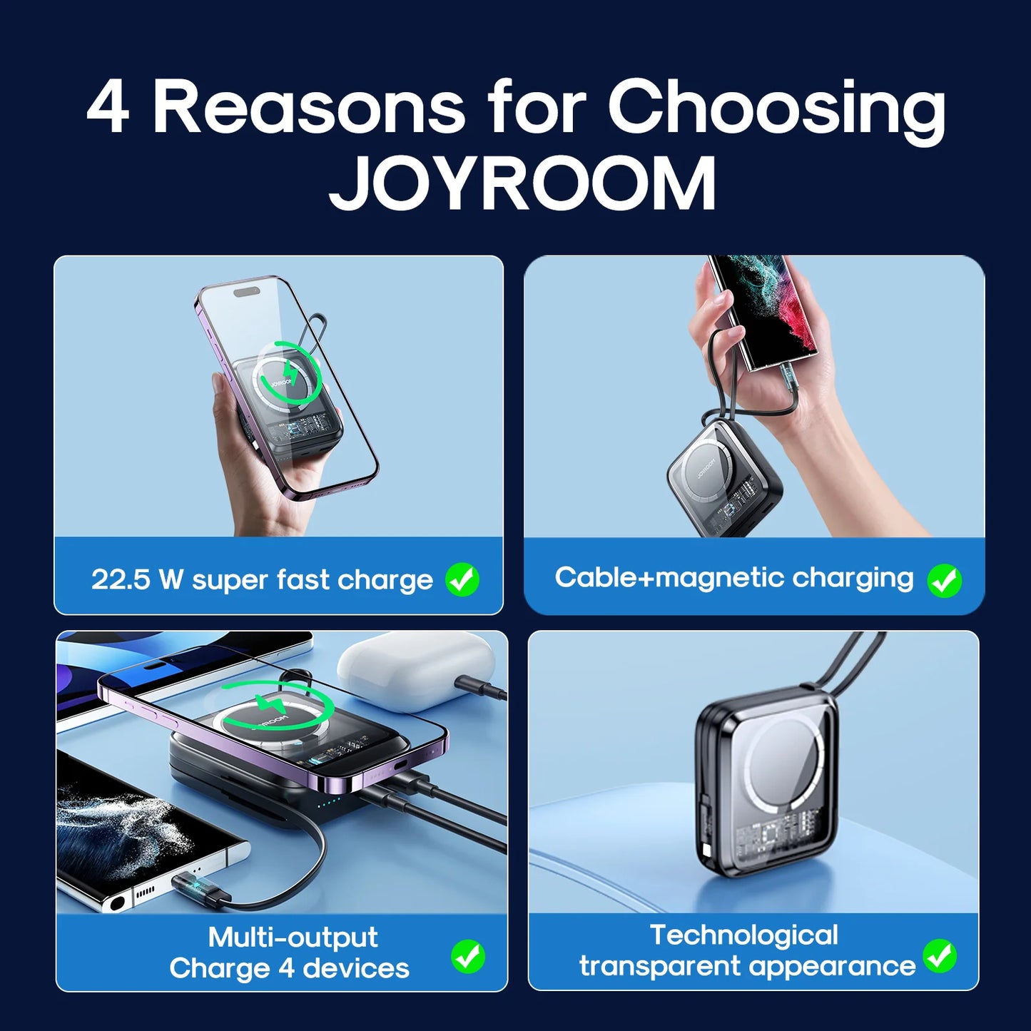 Power Bank sans fil JR-L007 JOYROOM