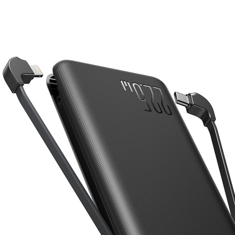 Powerbank JR-L014 22,5 W avec deux câbles 10 000 mAh