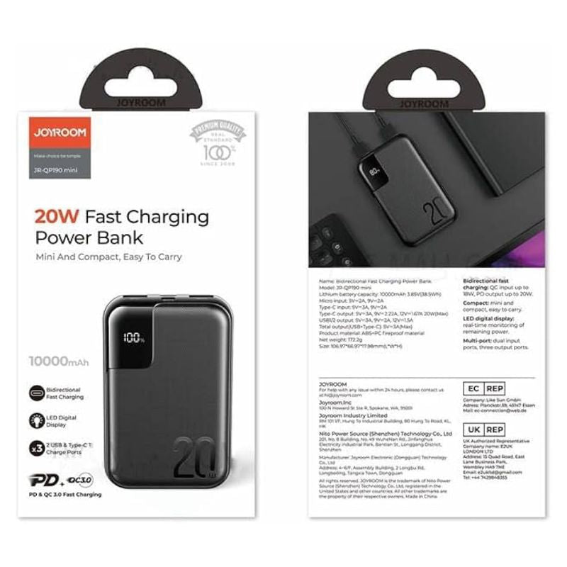 Power Bank Joyroom JR-QP190 Mini