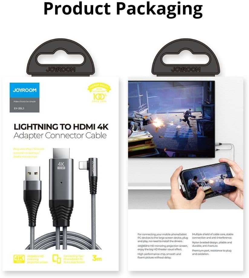 Câble Adaptateur HDMI 4K Sy-35L1
