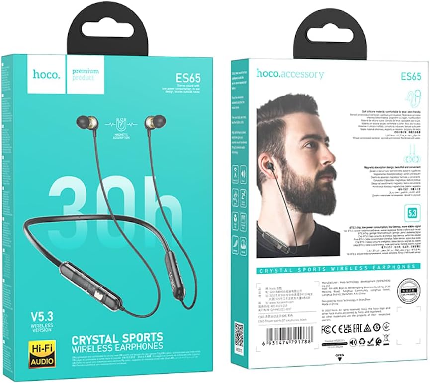 Ecouteurs sans fil ES65 Crystal Sports Hoco
