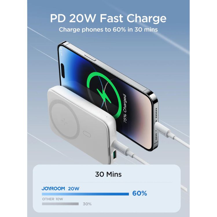 Power Bank JR-W020 20W Magnétique Sans Fil 10000mAh