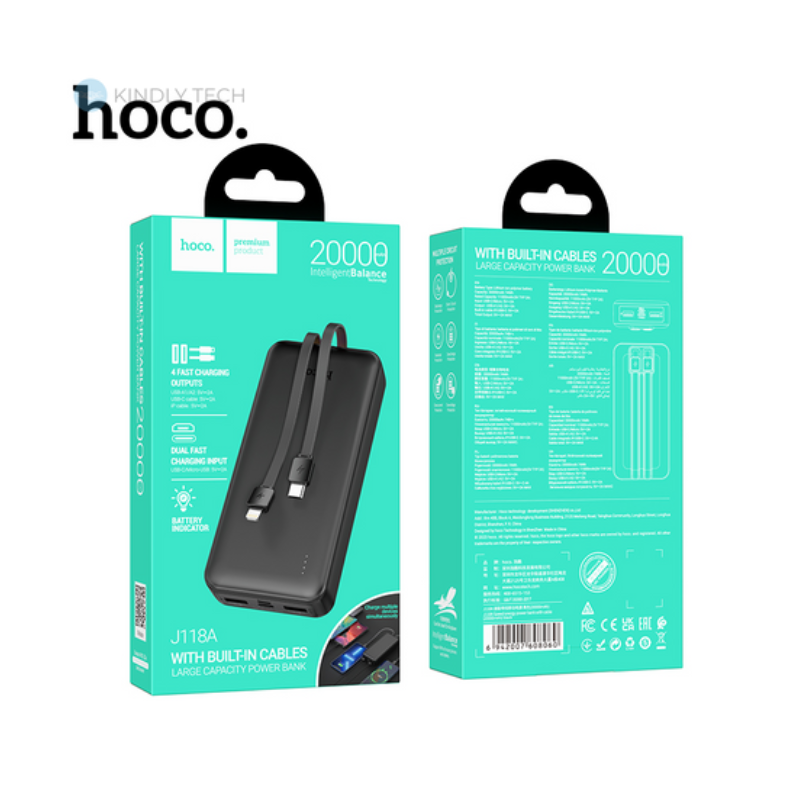 Power Bank J118A-20000mAh