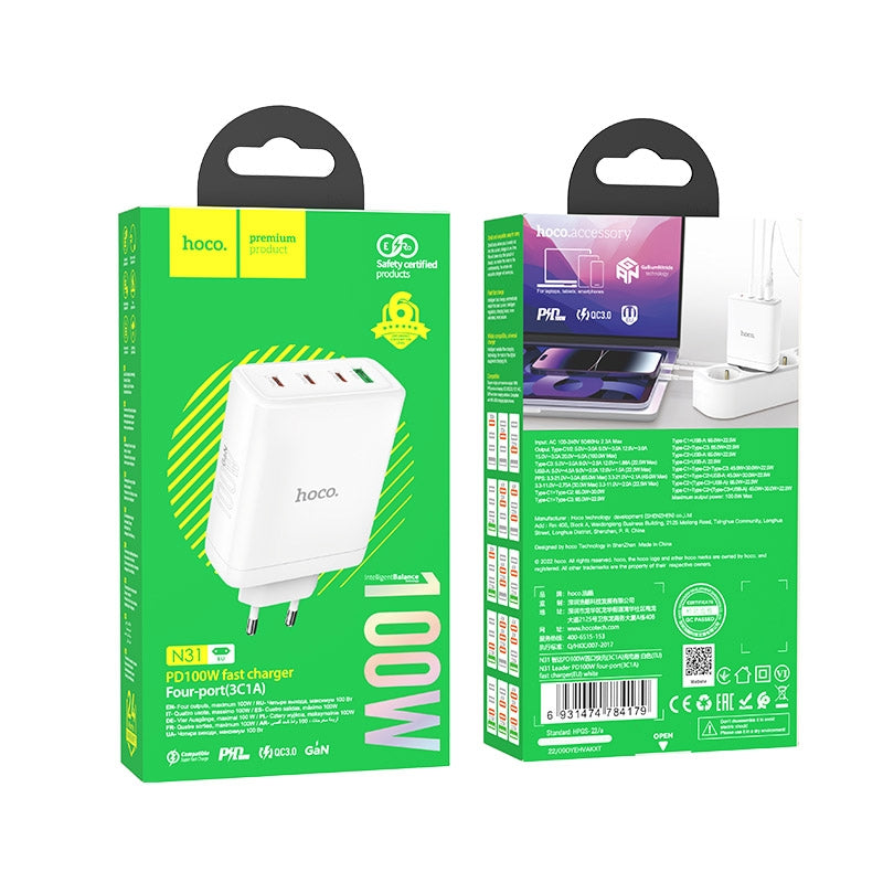 Chargeur Hoco N31 Leader - 100W