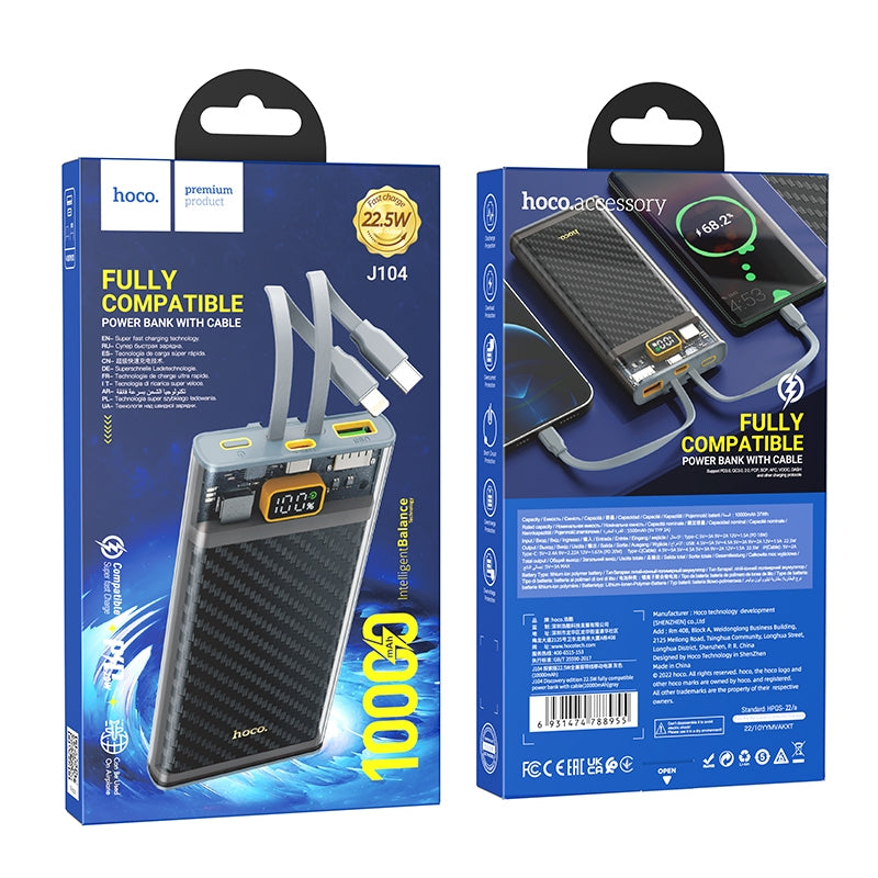 Power Bank J104 Discovery Edition 22.5W Hoco