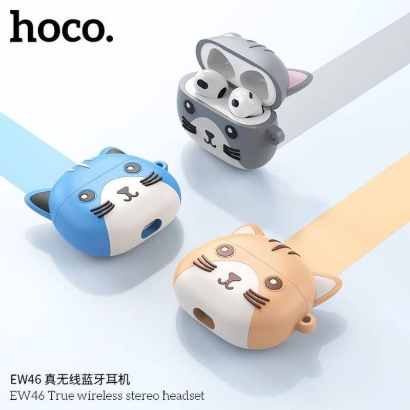Écouteurs Sans Fil TWS EW46 Hoco - avec Étui en Forme de Chat