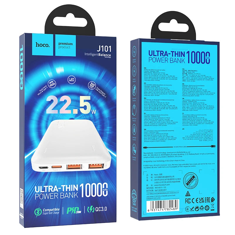 Power Bank J101 HOCO 22.5W