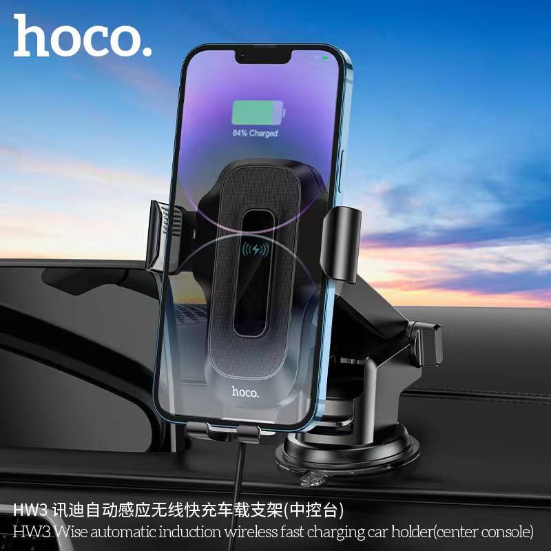 Support et chargeur de téléphone sans fil HW3 Wise - Hoco