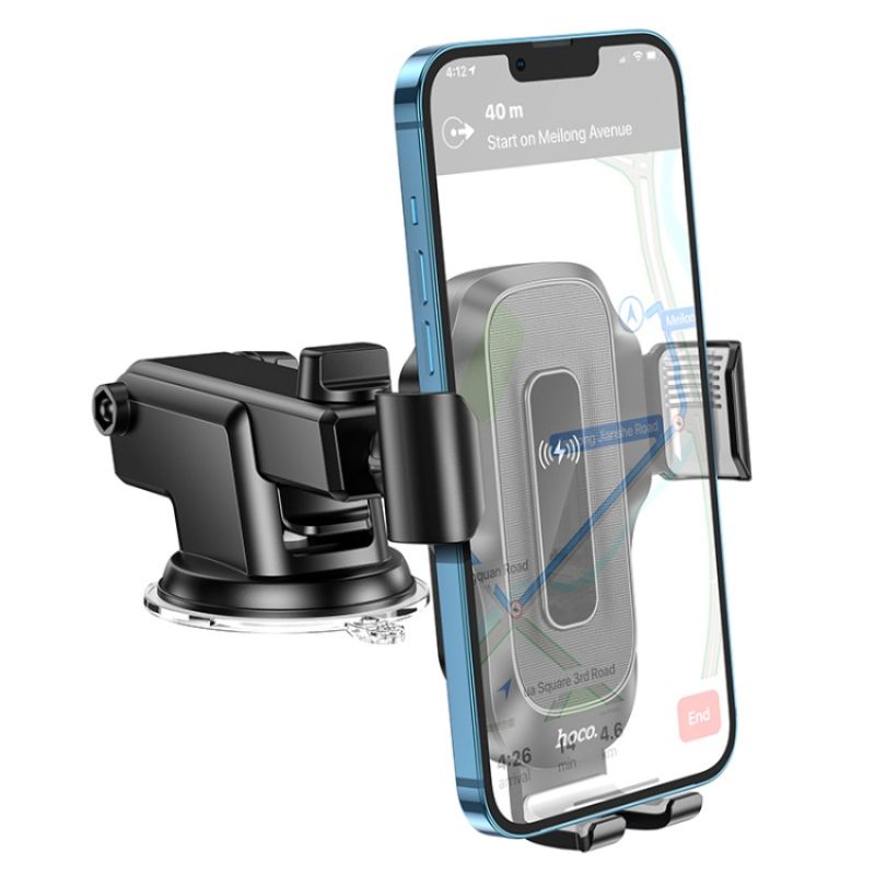 Support et chargeur de téléphone sans fil HW3 Wise - Hoco
