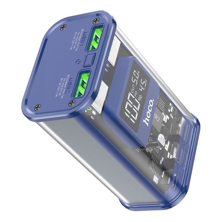 PowerBank HOCO J105 Discovery Edition Transparent - 22,5W (10000 mAh)