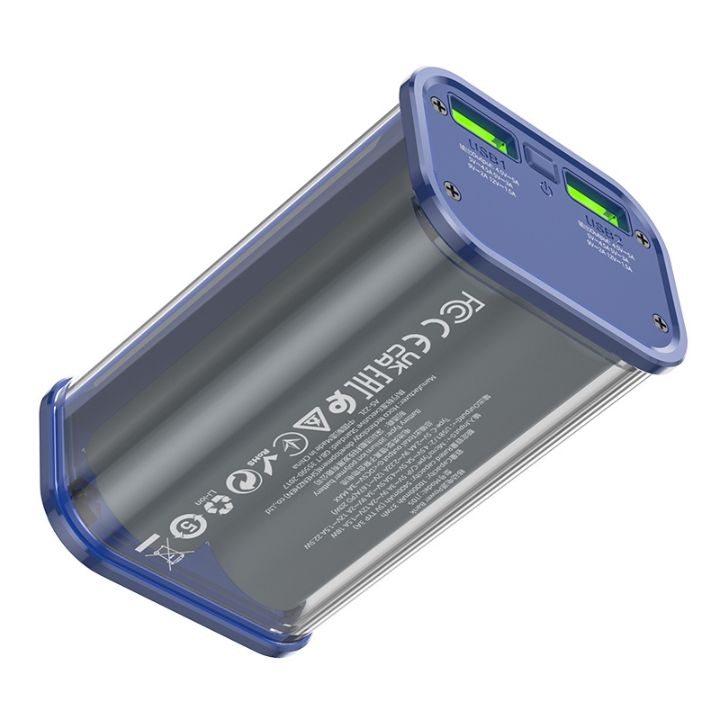 PowerBank HOCO J105 Discovery Edition Transparent - 22,5W (10000 mAh)