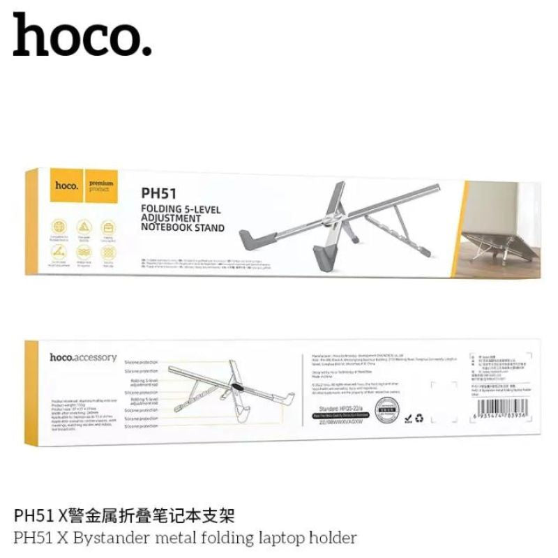 Support pour Ordinateur Portable Pliable en Métal PH51 Hoco