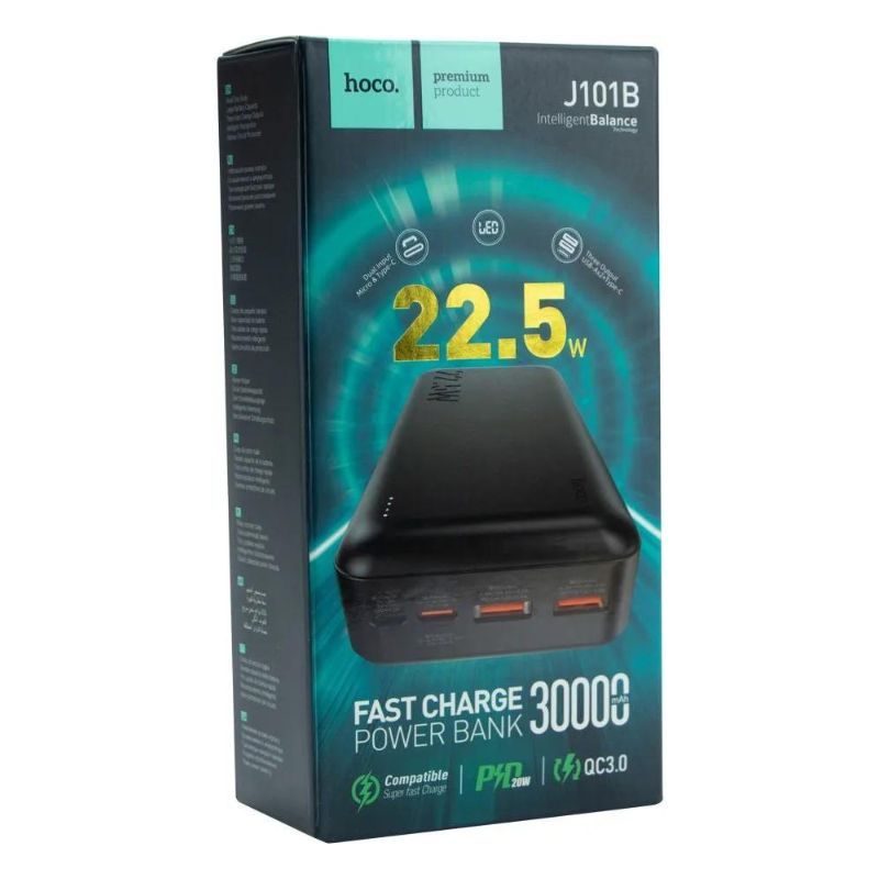 Powerbank J101B Hoco - 30000 mAh, 22.5W