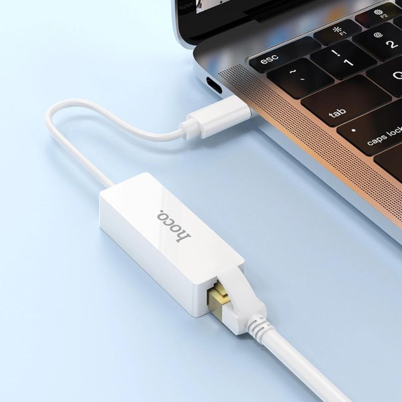 Adaptateur Ethernet Type-C à RJ45 100 Mbps UA22 - Hoco