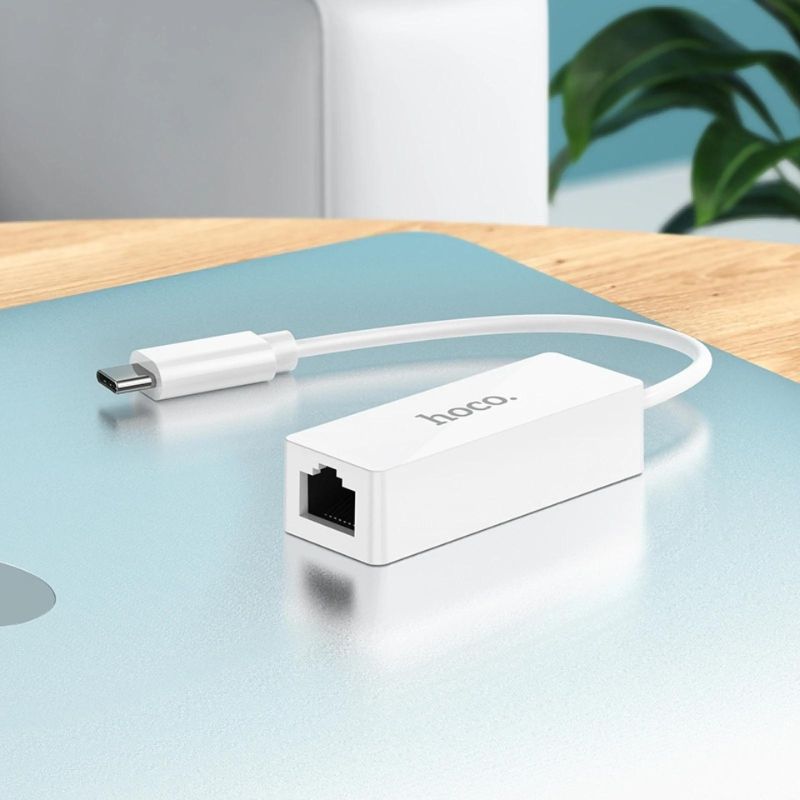 Adaptateur Ethernet Type-C à RJ45 100 Mbps UA22 - Hoco