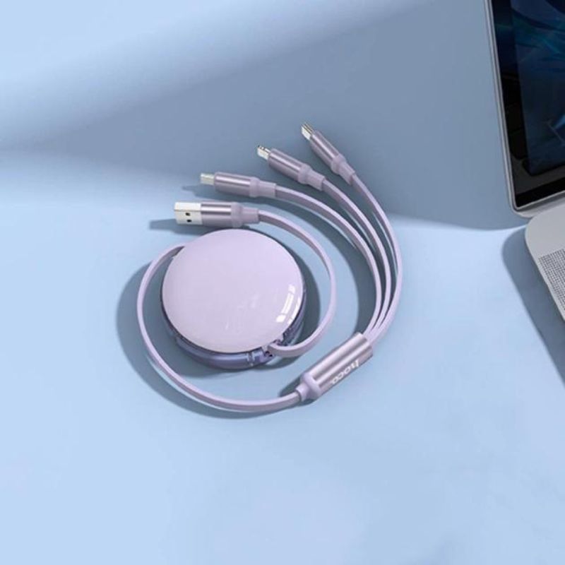 Câble X78  3 en 1 USB to Micro-USB / Type-C / IP - Hoco