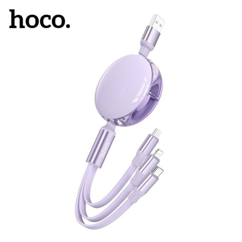 Câble X78  3 en 1 USB to Micro-USB / Type-C / IP - Hoco