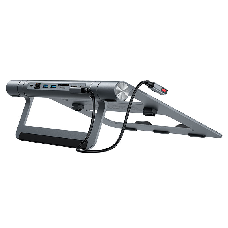 Support multifonctionnel pour ordinateur portable avec Hub E5 Plus