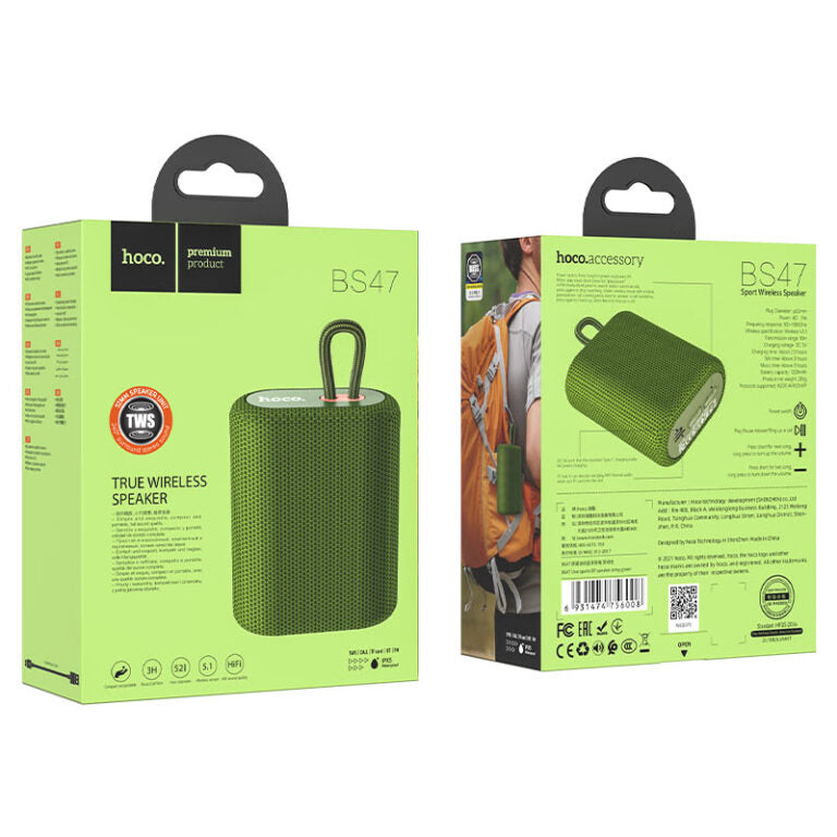 Haut parleur sans fil  BS47 Uno HOCO - Enceinte Portable de Sport