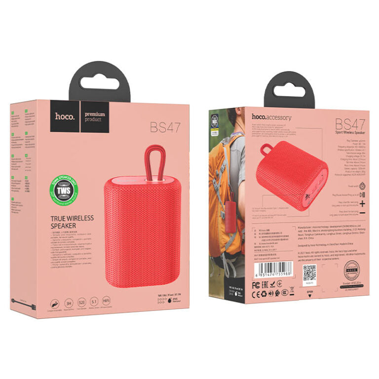 Haut parleur sans fil  BS47 Uno HOCO - Enceinte Portable de Sport