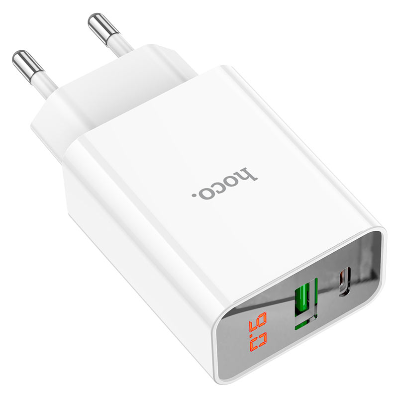 Chargeur Mural « C100A » PD20W + QC3.0 EU avec Câble