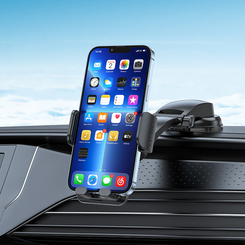 Support de Téléphone de Voiture CA118 Délicat Hoco pour Tableau de Bord et Pare-Brise