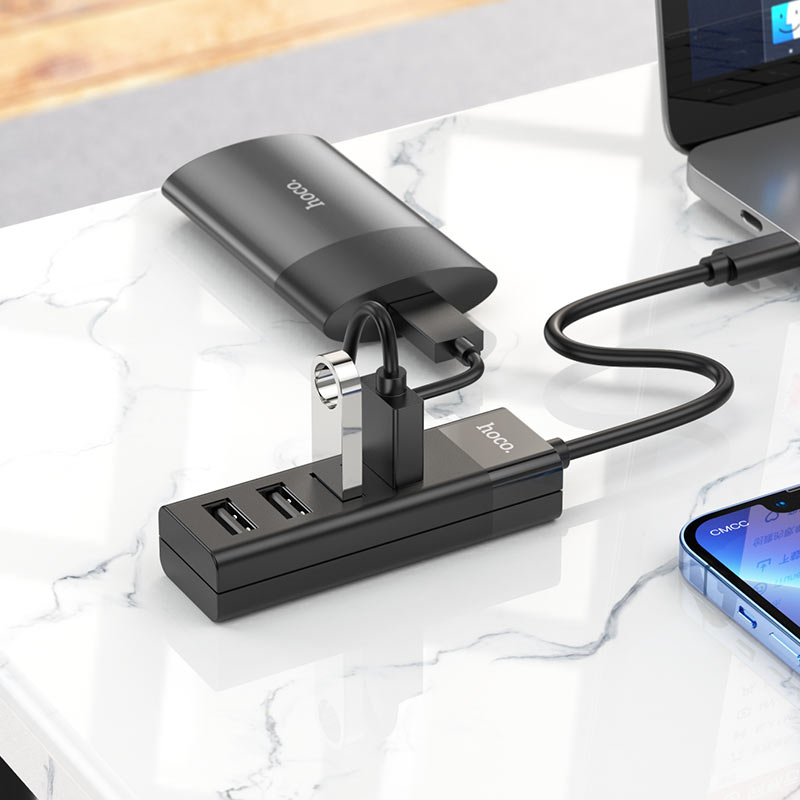 Hub HB25 Easy Mix 4-en-1 Convertisseur Type-C vers USB3.0 + USB2.0*3