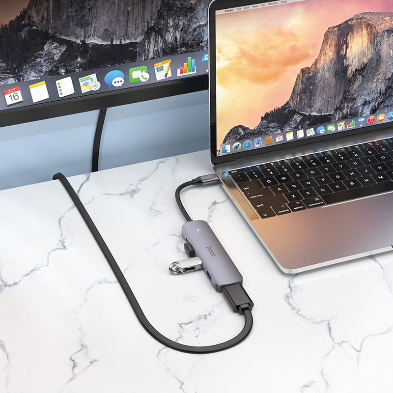 Hub de Type C « HB27 » HDTV + USB3.0 + USB2.0*2 + PD