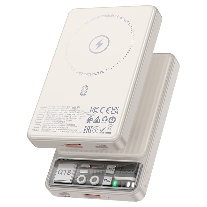 Power Bank "Q18 Tourer" 22,5W Charge Sans Fil 10000mAh
