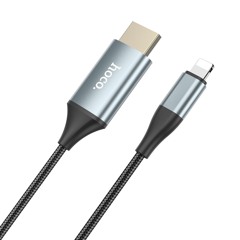 Câble Lightning vers HDMI UA15 - Sortie HD 1080p, Plug and Play, 2 mètres