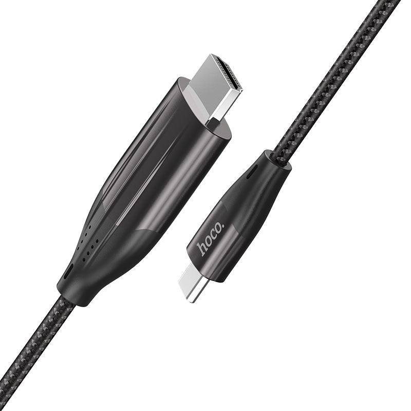 Câble Type-C vers HDMI "UA16" - 4K / 30Hz HD, Plug and Play, 2m