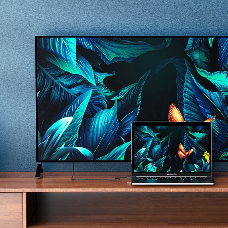 Câble Type-C vers HDMI "UA16" - 4K / 30Hz HD, Plug and Play, 2m