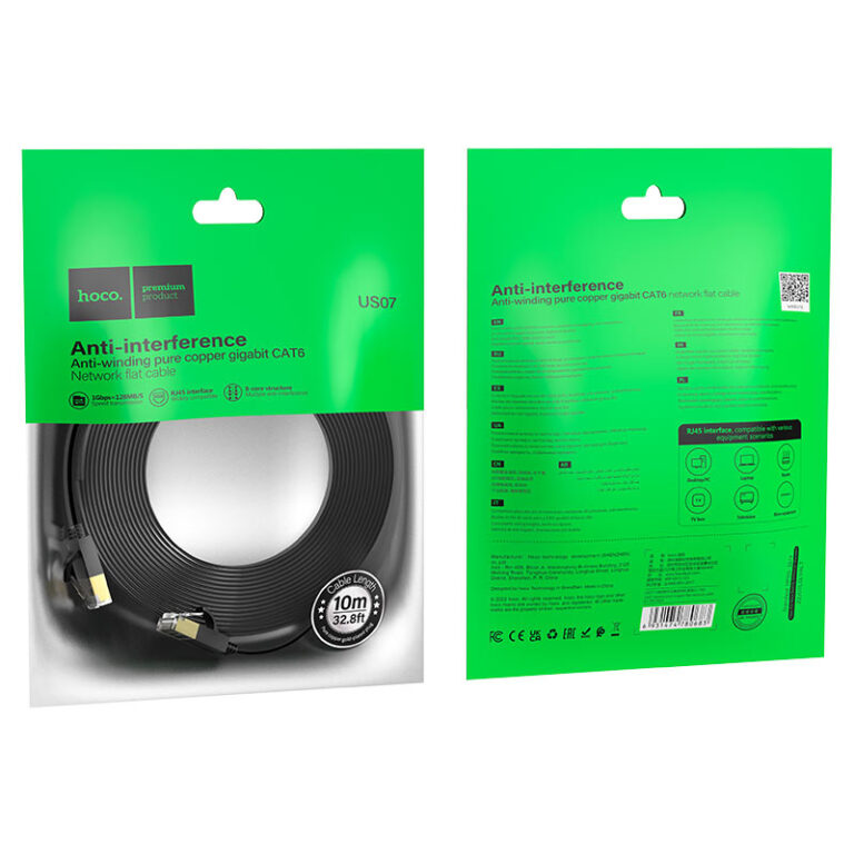 Câble Gigabit Ethernet Cat-6 "US07 General" - 3m / 10m