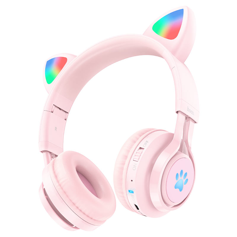 Casques sans fil "W39 Cat Ear" pour enfants