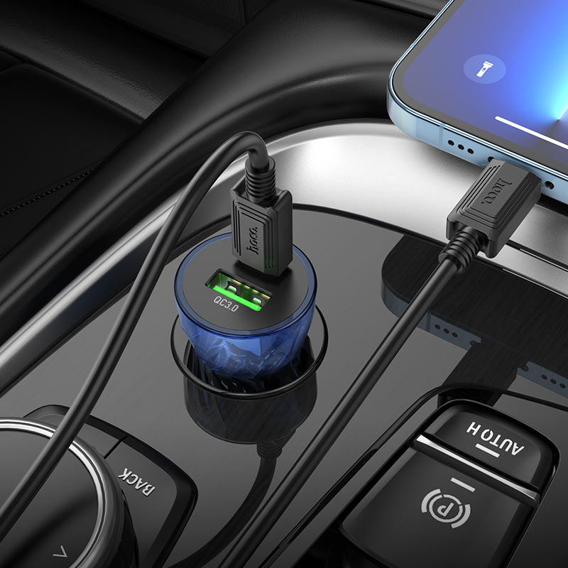 Chargeur de voiture "Z47A Transparent Discovery Edition" PD30W+QC3.0