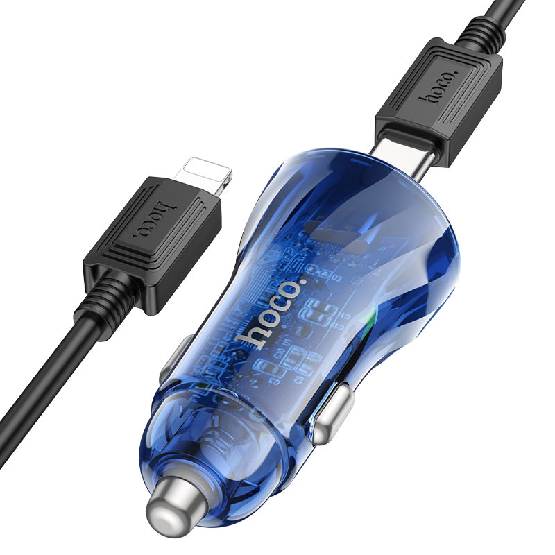 Chargeur de voiture "Z47A Transparent Discovery Edition" PD30W+QC3.0