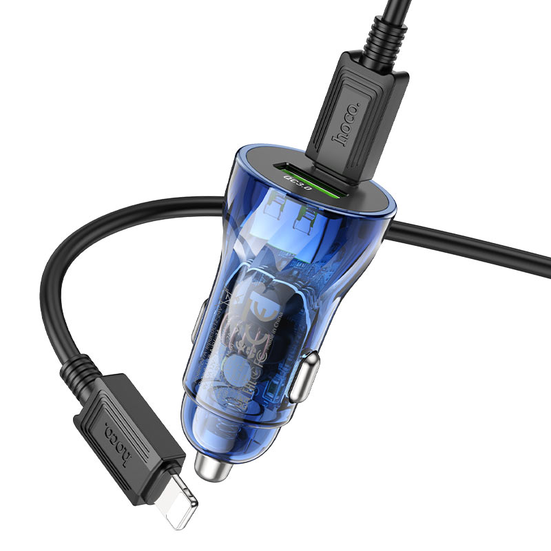 Chargeur de voiture "Z47A Transparent Discovery Edition" PD30W+QC3.0
