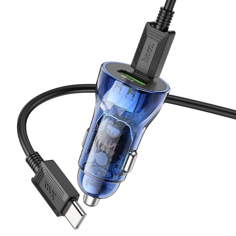 Chargeur de voiture "Z47A Transparent Discovery Edition" PD30W+QC3.0