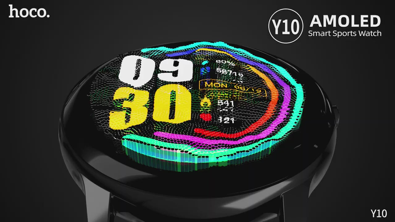 Montre Intelligente de Sport Y10 AMOLED - Hoco